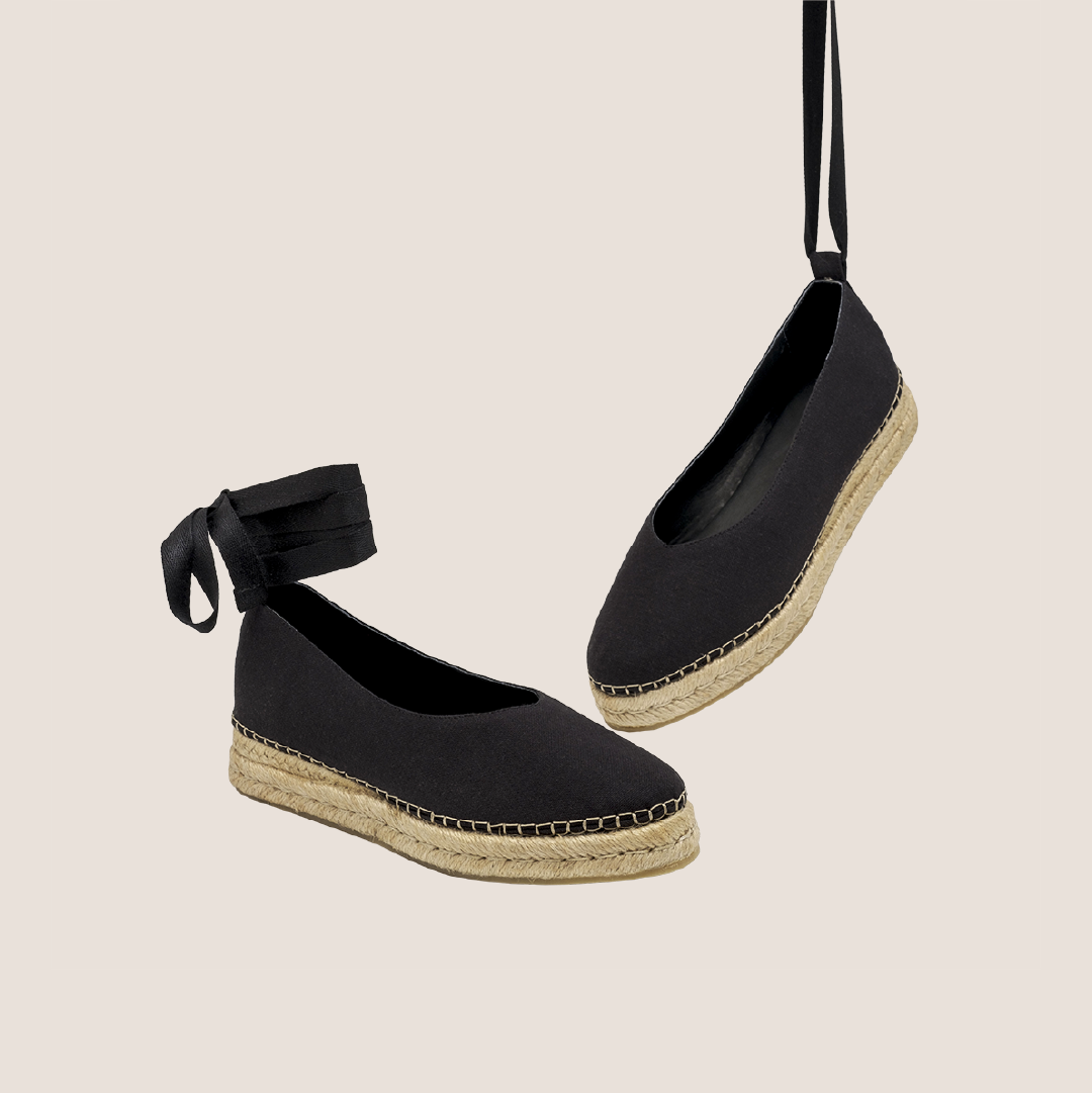 Lety Textile Espadrille - Black