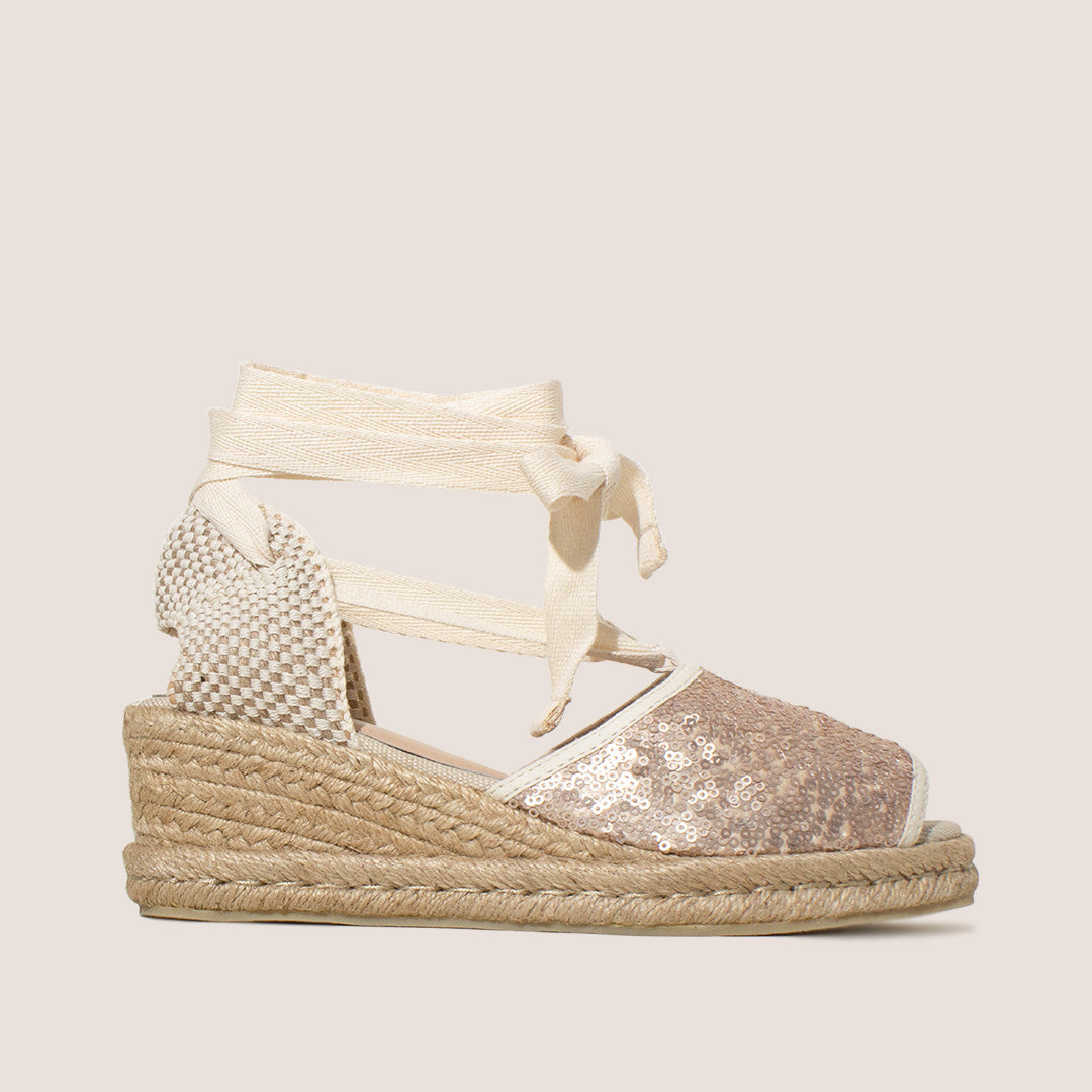 Cádiz Baja Textile Sequins - Rose Gold