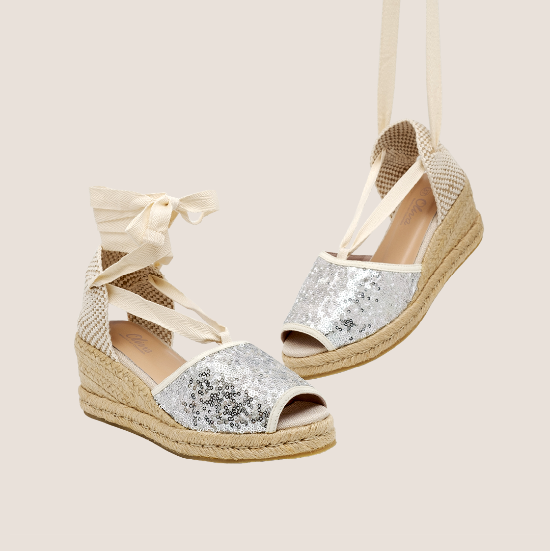 Cadiz Baja Textile Sequin - Silver