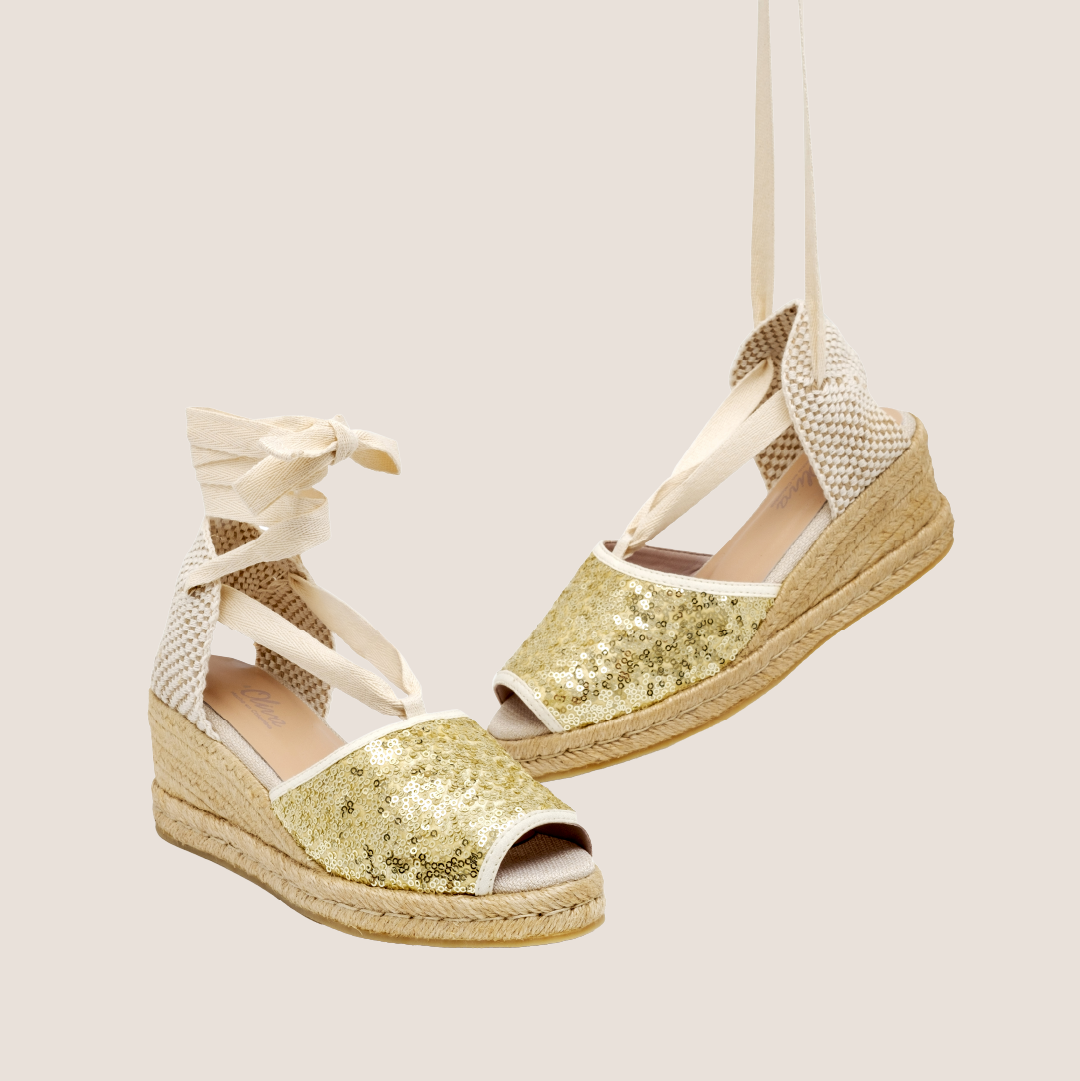 Cadiz Baja Textile Sequin - Gold