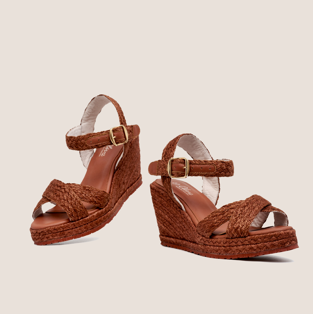 Antonella Media Jute - Cognac