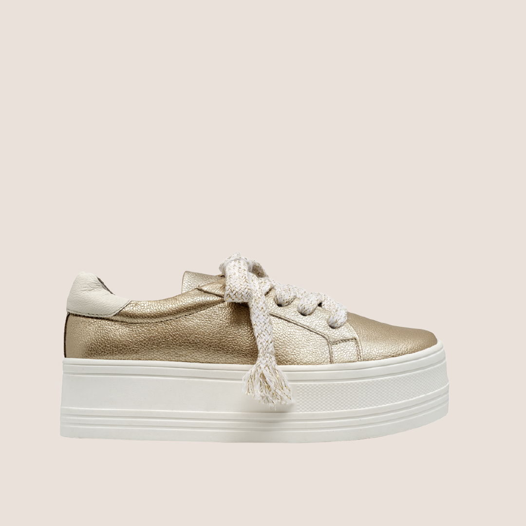 P Folia Tennis Shoes - Gold