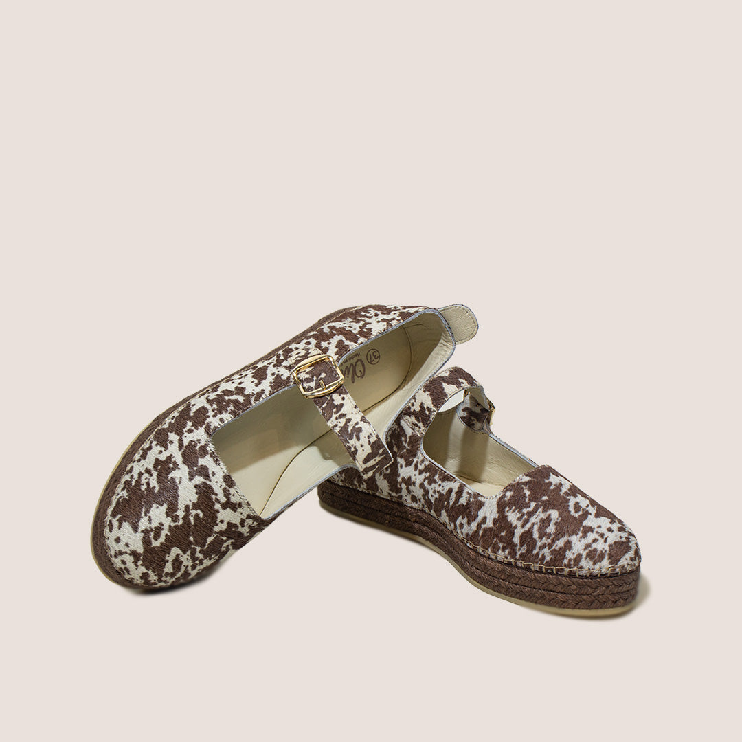 Mafalda Folia Espadrille - Cow