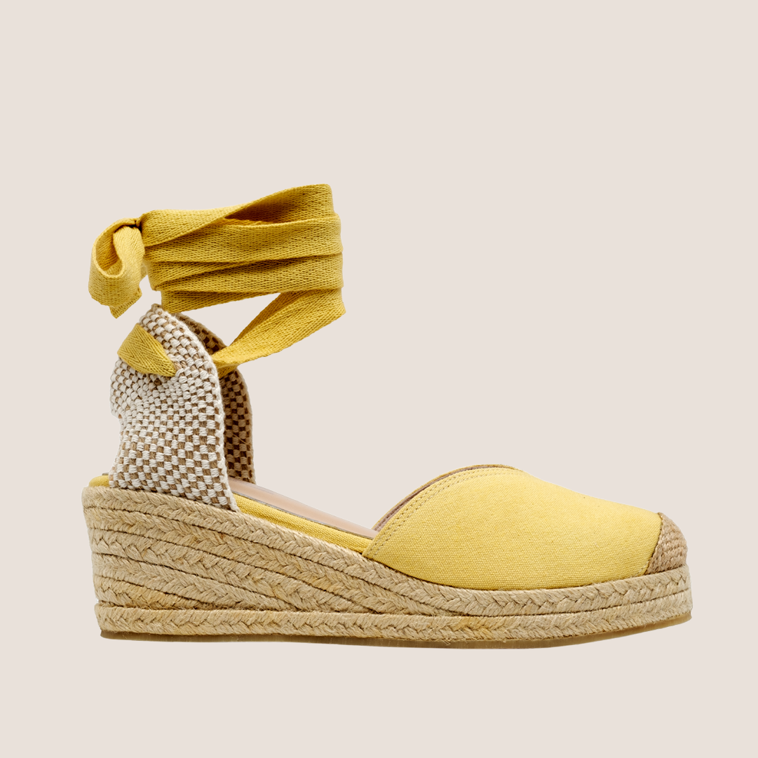 Menorca Baja Textile - Pastel Yellow