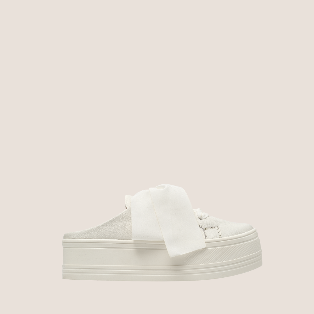 P Destal Leather Tennis Shoes - Raw