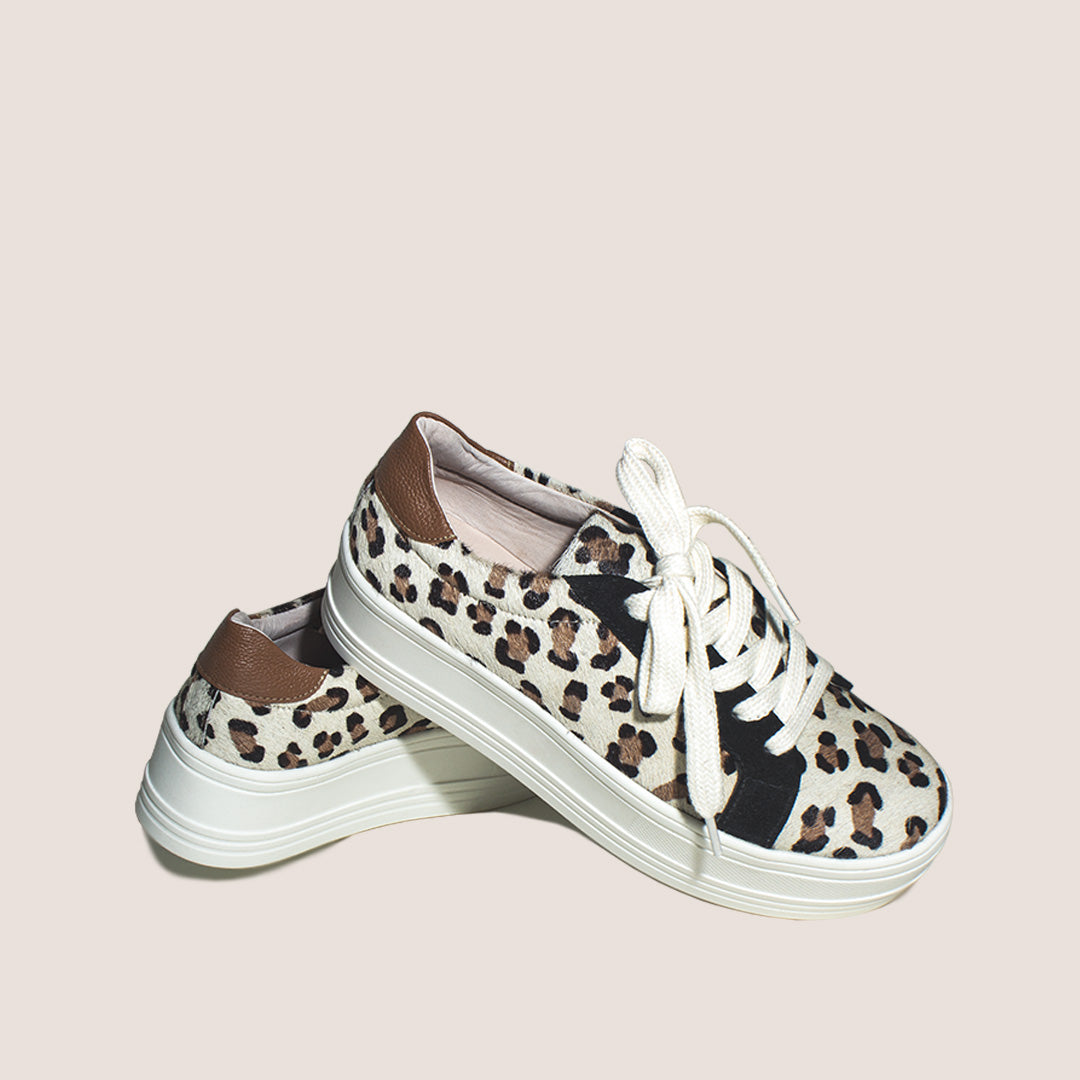 P Folia Tennis Shoes - Leopard