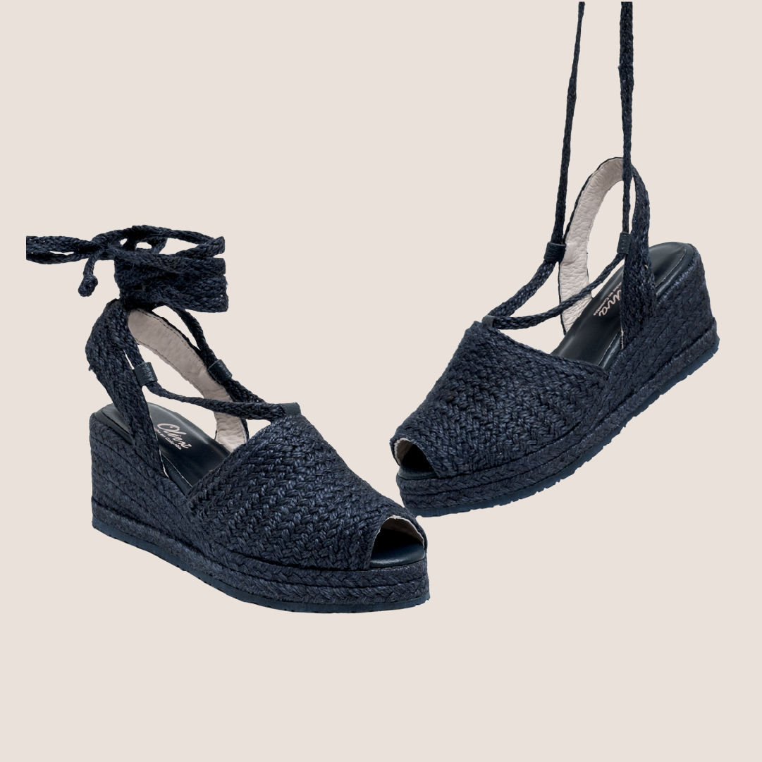 Andalucia Jute - Indigo Blue