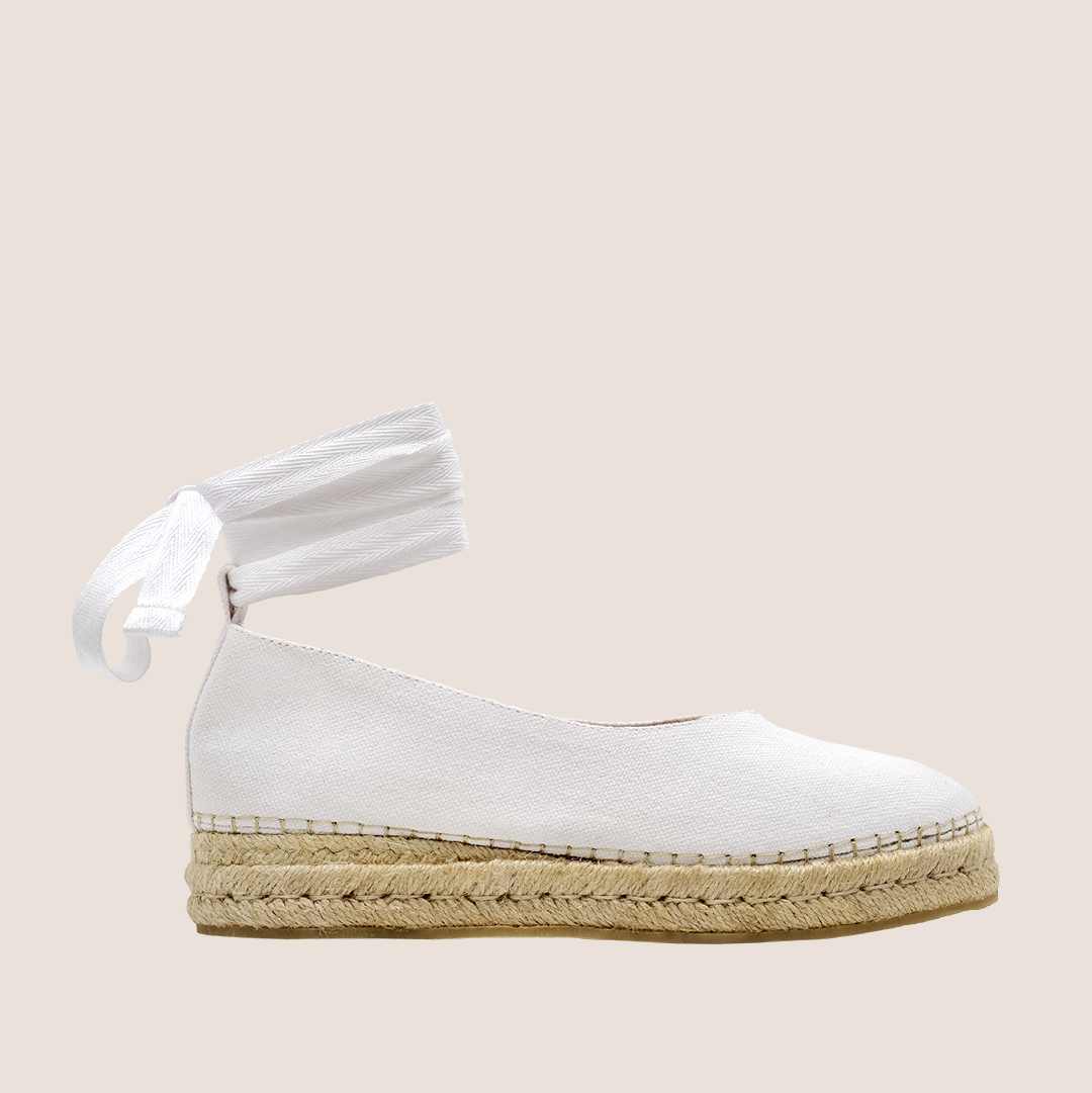Lety Textile Espadrille - White