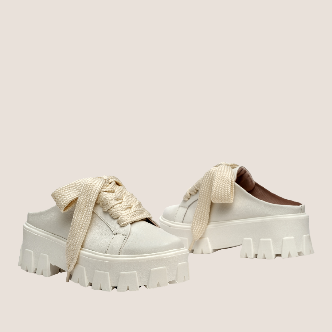 Pt Destal Leather Tennis Shoes - Raw