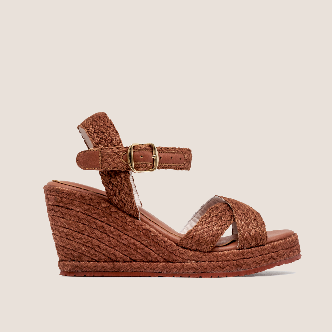 Antonella Media Jute - Cognac