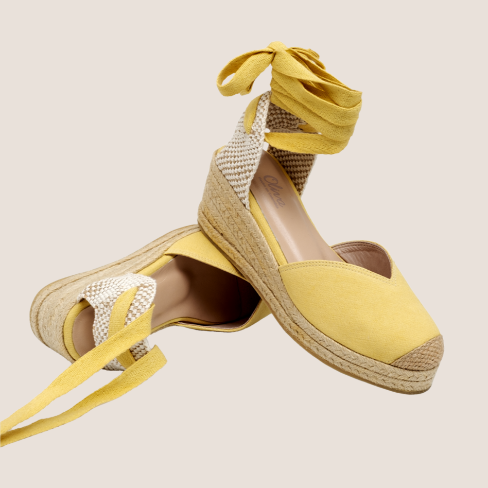 Menorca Baja Textile - Pastel Yellow